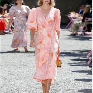 Kate Spade Falling Flower Wrap Dress